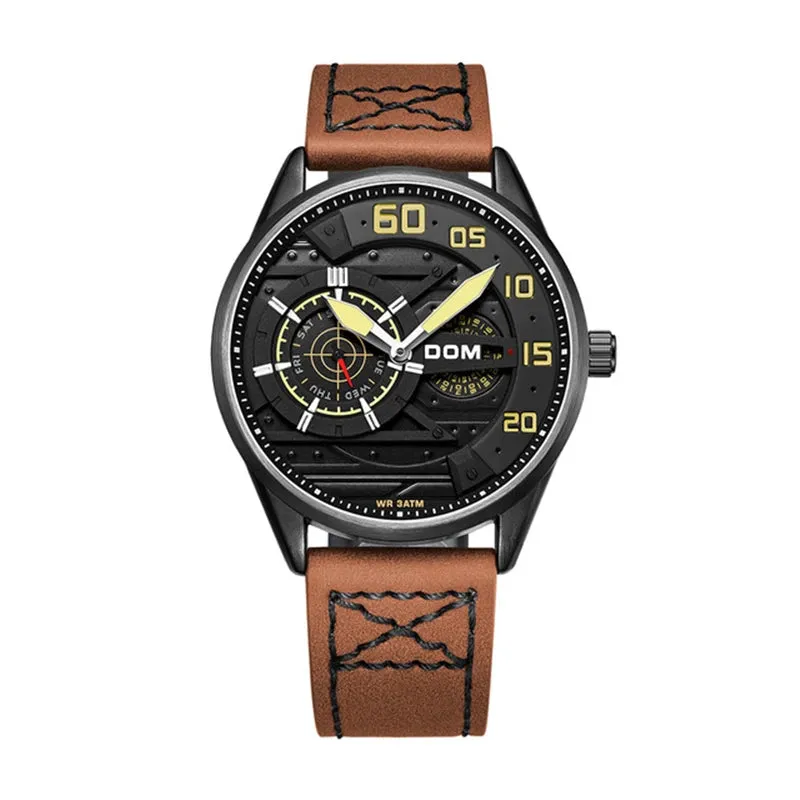 DOM 1328 Fashion Design quartz watch luminous style