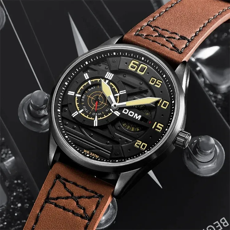 DOM 1328 Fashion Design quartz watch luminous style