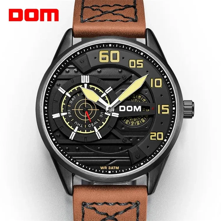 DOM 1328 Fashion Design quartz watch luminous style
