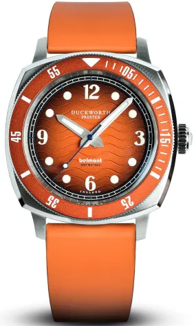 Duckworth Prestex Belmont Dive Orange Orange Rubber