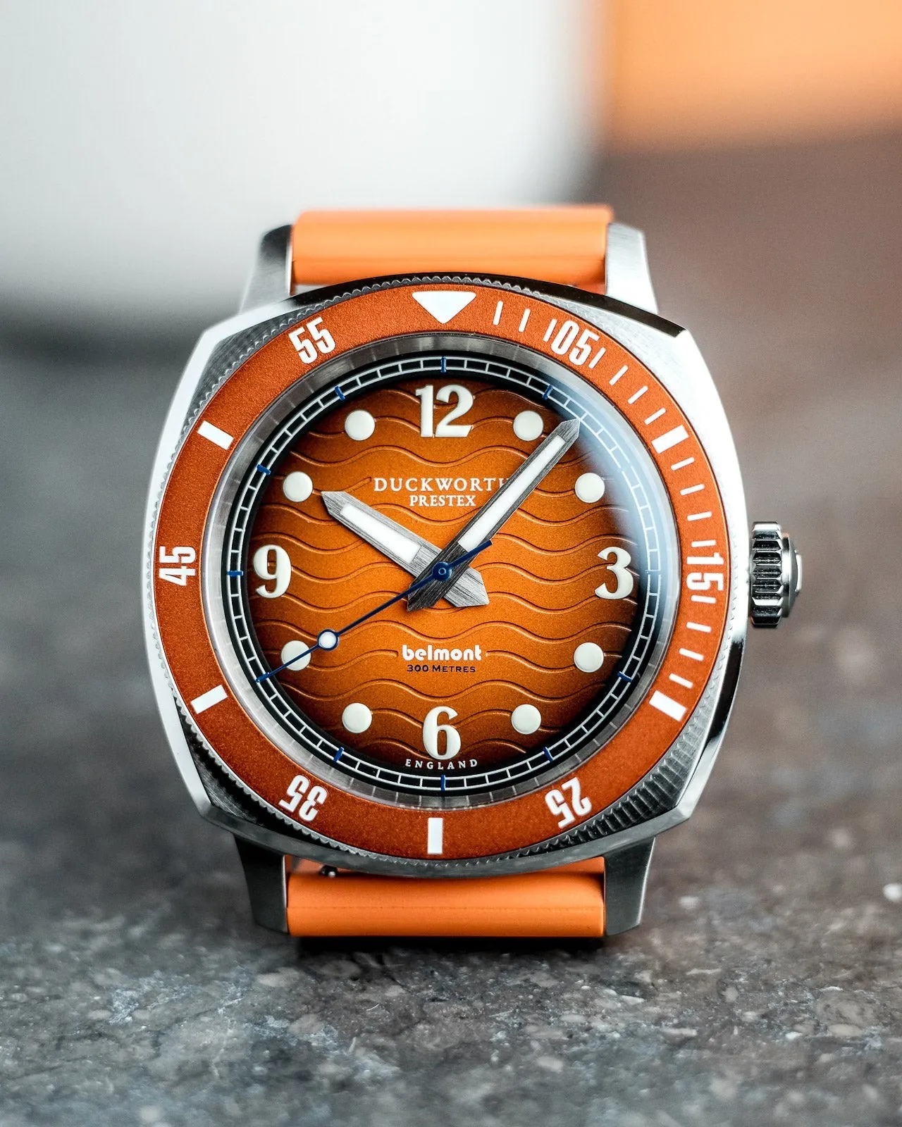 Duckworth Prestex Belmont Dive Orange Orange Rubber