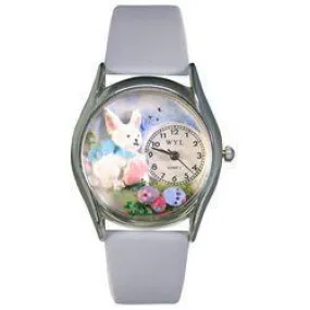 Easter Eggs Watch Small Silver Style