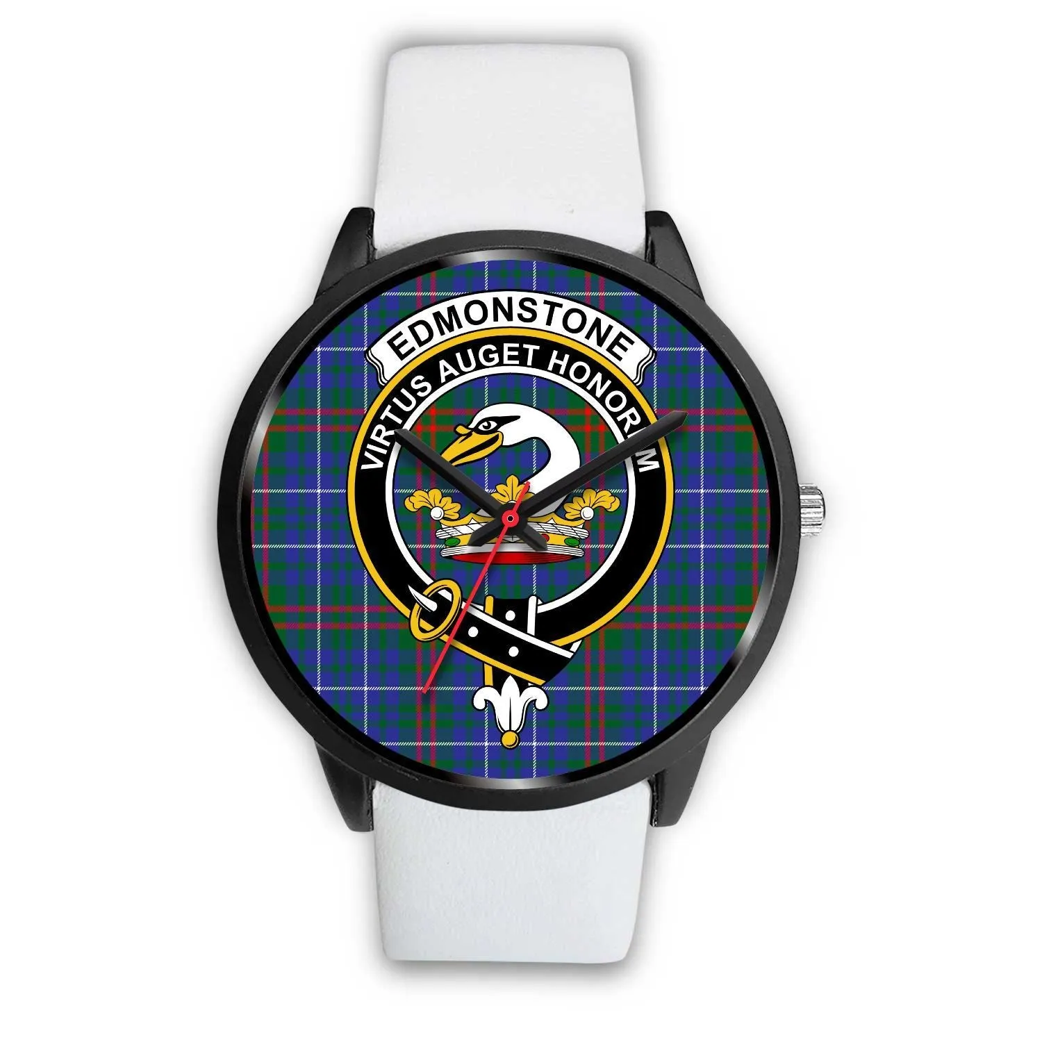 Edmonstone Clan Badge Tartan Black Watch