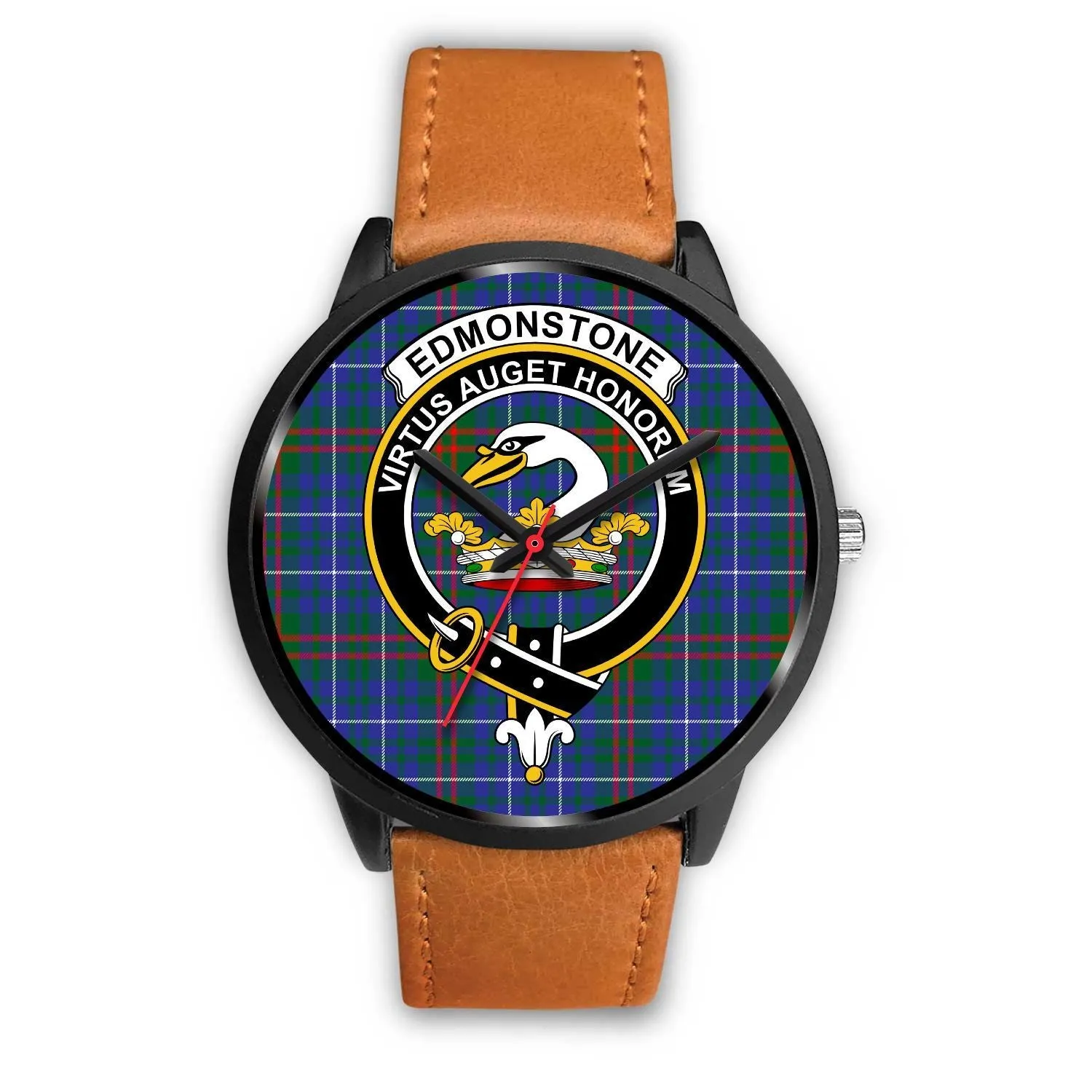 Edmonstone Clan Badge Tartan Black Watch