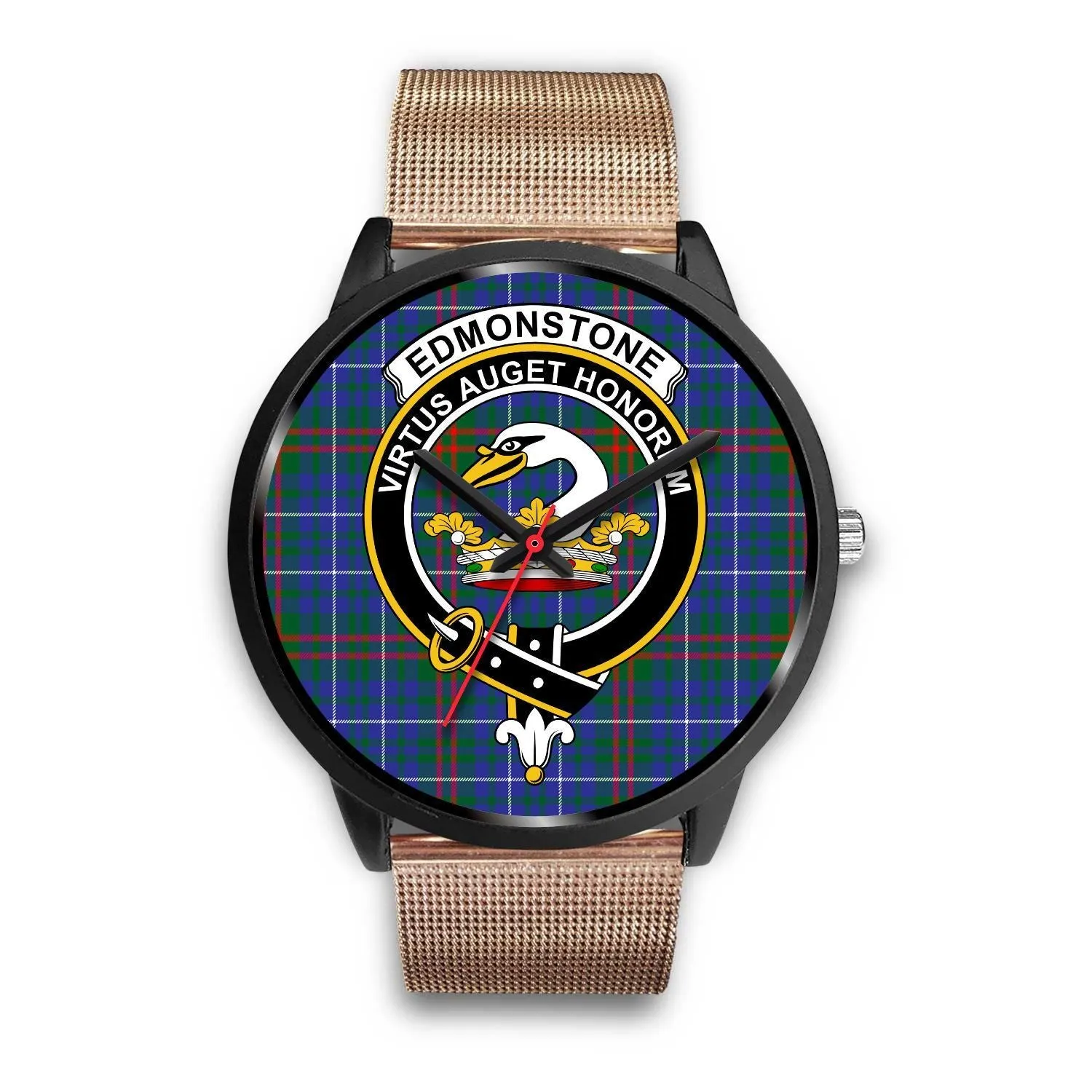Edmonstone Clan Badge Tartan Black Watch