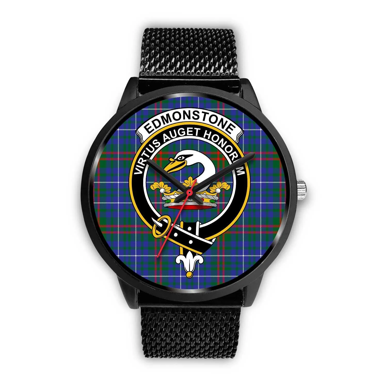 Edmonstone Clan Badge Tartan Black Watch