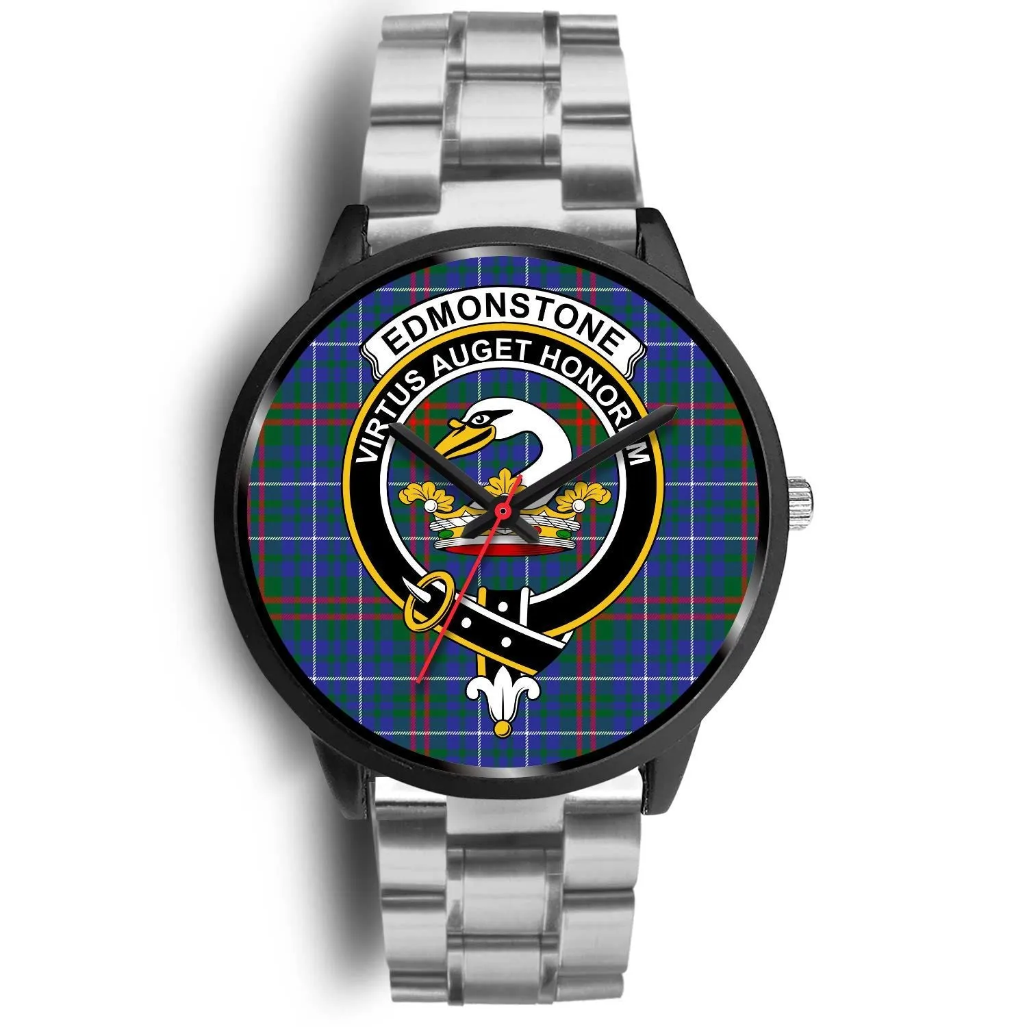Edmonstone Clan Badge Tartan Black Watch