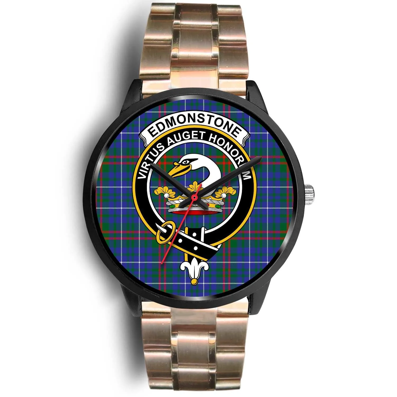 Edmonstone Clan Badge Tartan Black Watch