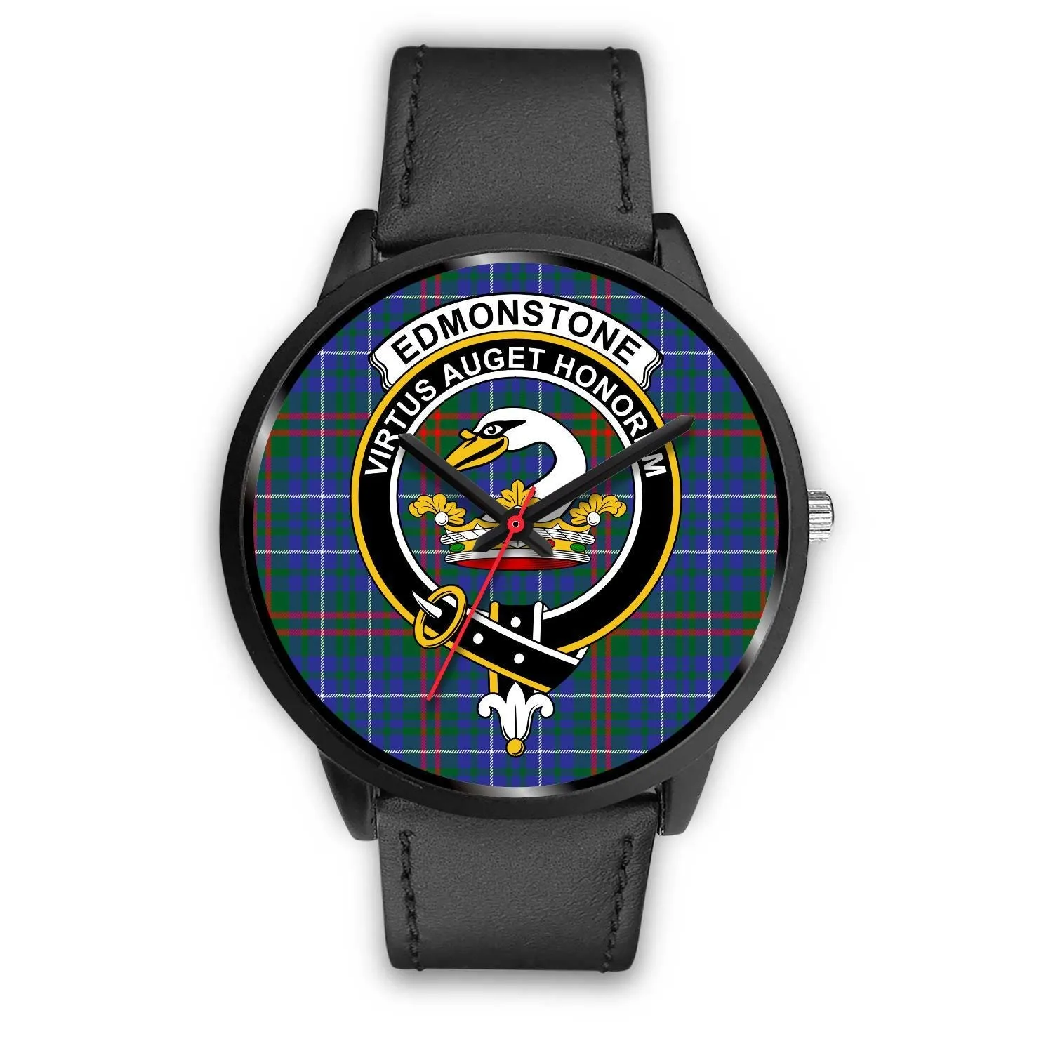 Edmonstone Clan Badge Tartan Black Watch