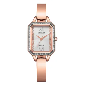 EM0983-51A - Ladies Rose Gold Eco-Drive Dress Watch