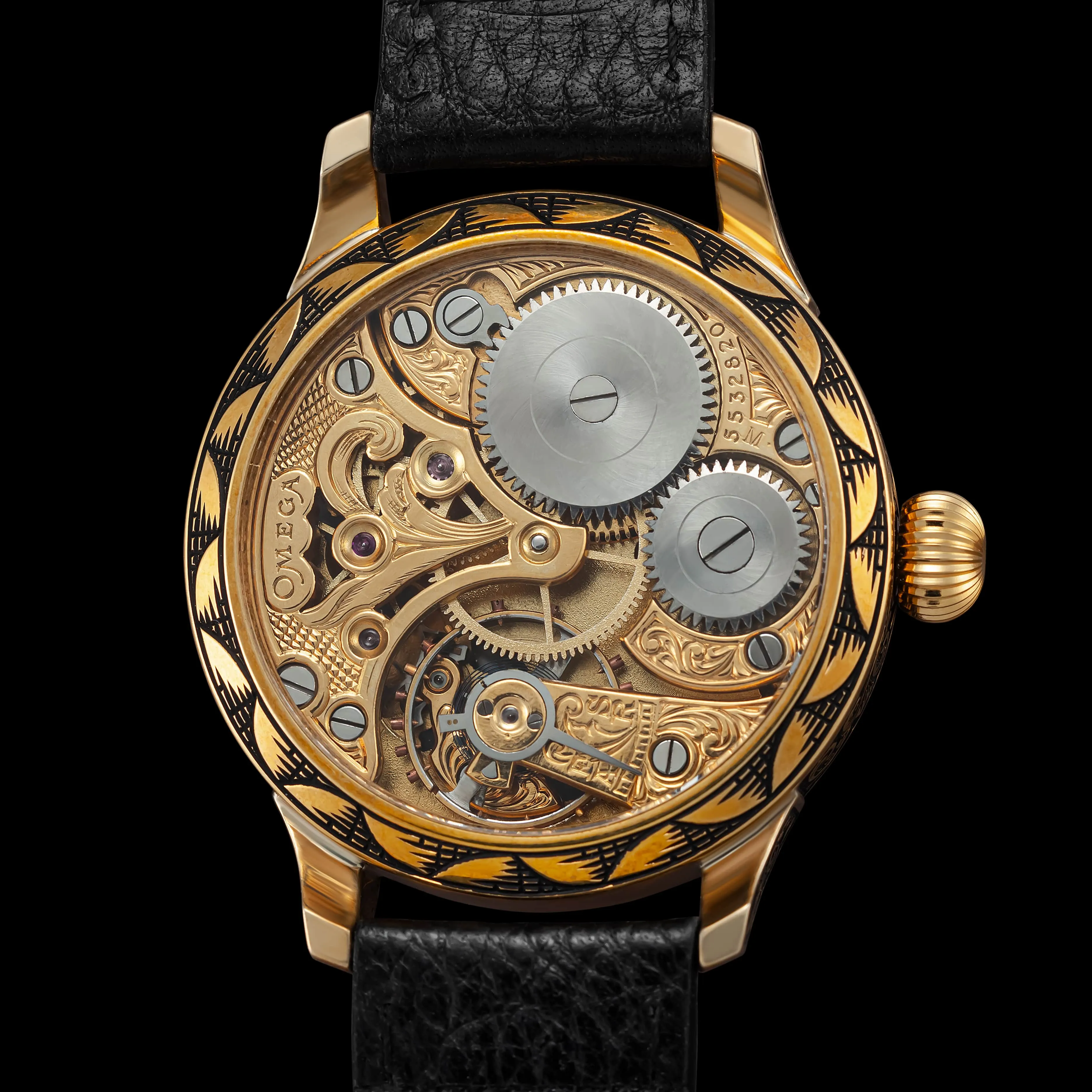 EMERALD Men's Artisan Wristwatch fits 1919 Swiss Vintage Mechanical Movement