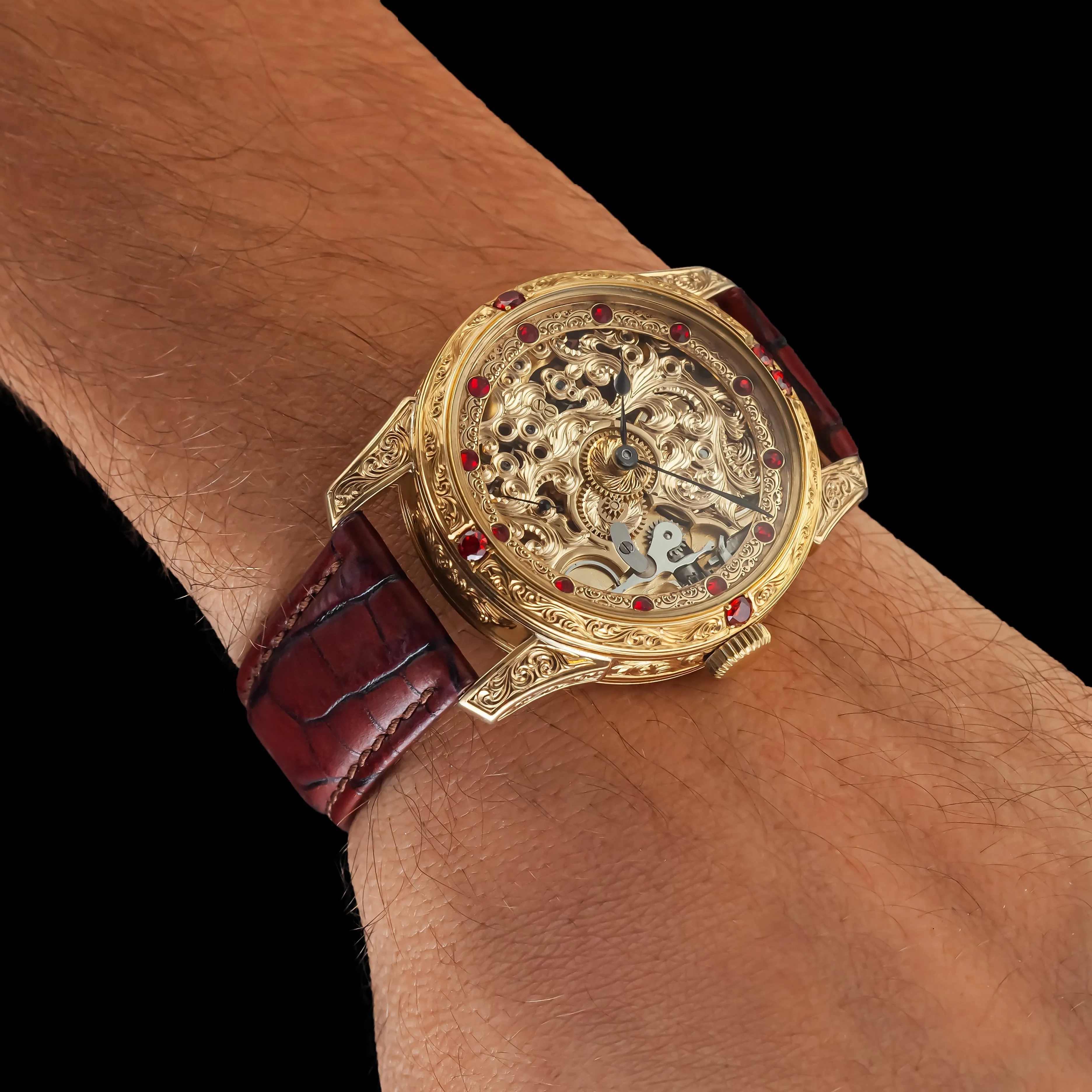 EMPIRE Men's Artisan Wristwatch fits 1920 Swiss Vintage Mechanical Movement