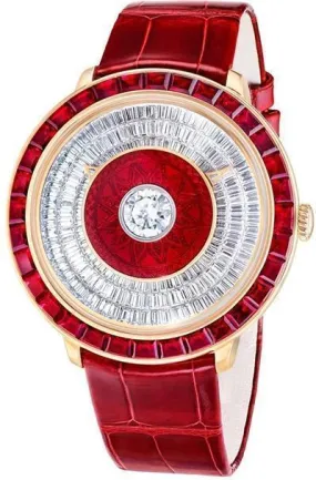 Faberge Watch Dalliance Gemaddict Ruby Rose Gold