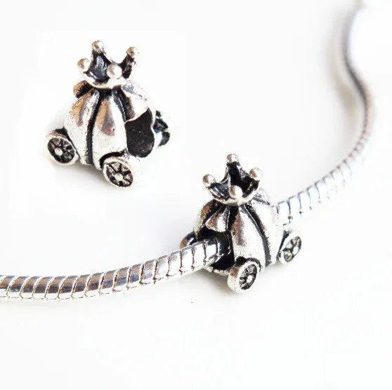 Fashion Perles Jewelry Silver Color Cute Mickey car Mom Bead Bijoux Beads Fit Diy Pandora Charms Bracelet Wholesale diy Beads