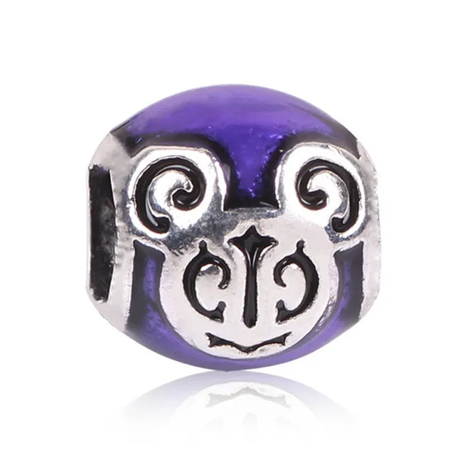 Fashion Perles Jewelry Silver Color Cute Mickey car Mom Bead Bijoux Beads Fit Diy Pandora Charms Bracelet Wholesale diy Beads