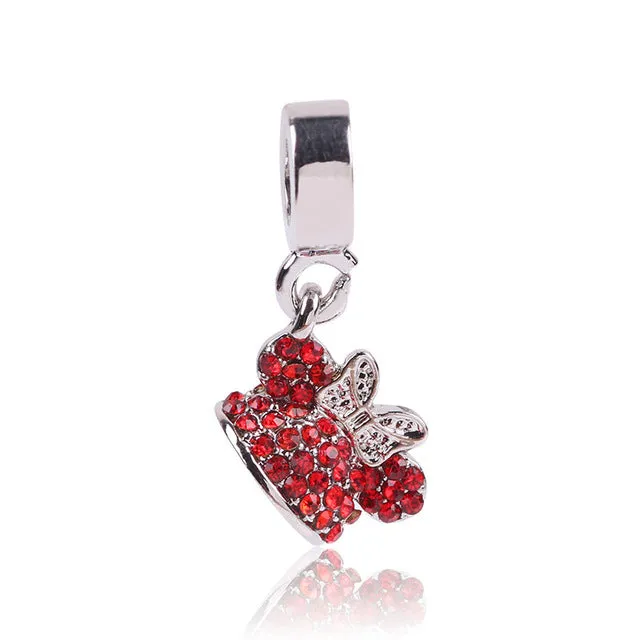 Fashion Perles Jewelry Silver Color Cute Mickey car Mom Bead Bijoux Beads Fit Diy Pandora Charms Bracelet Wholesale diy Beads