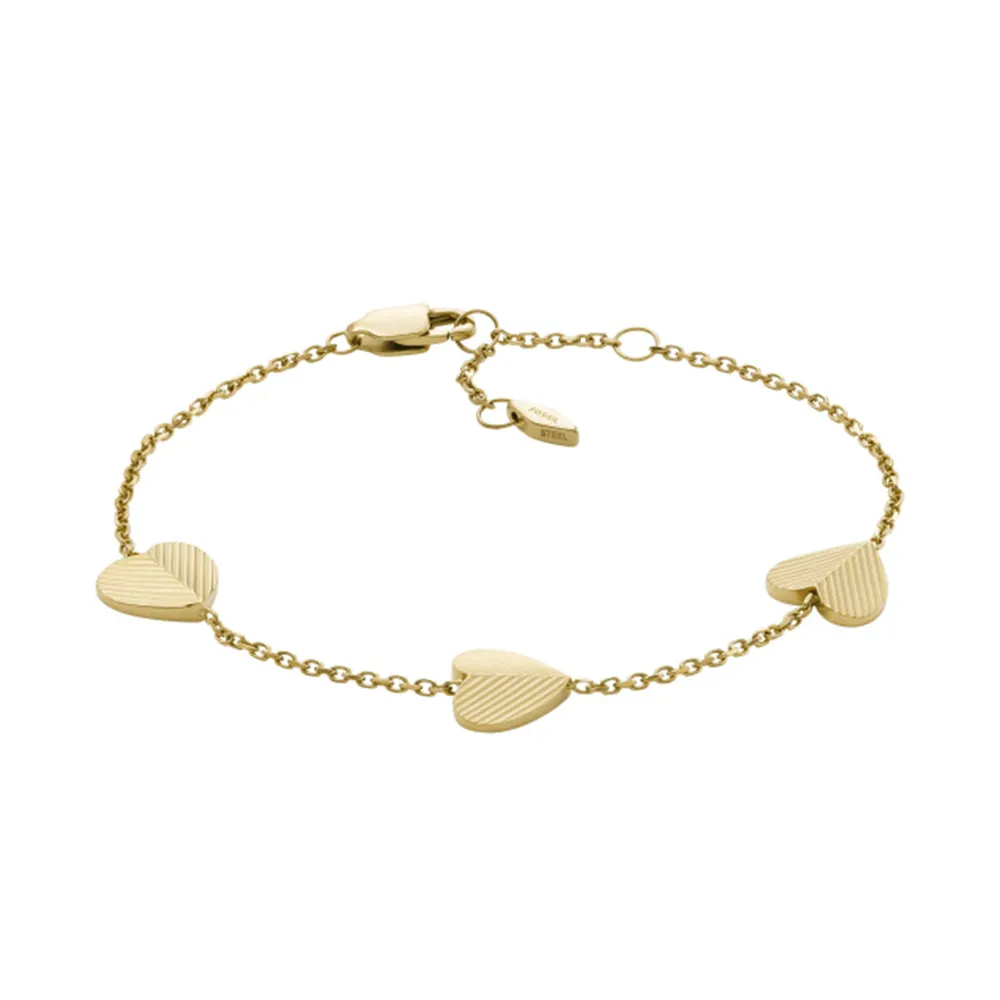 Fossil LINEAR TEXTURE HEART JF04653710
