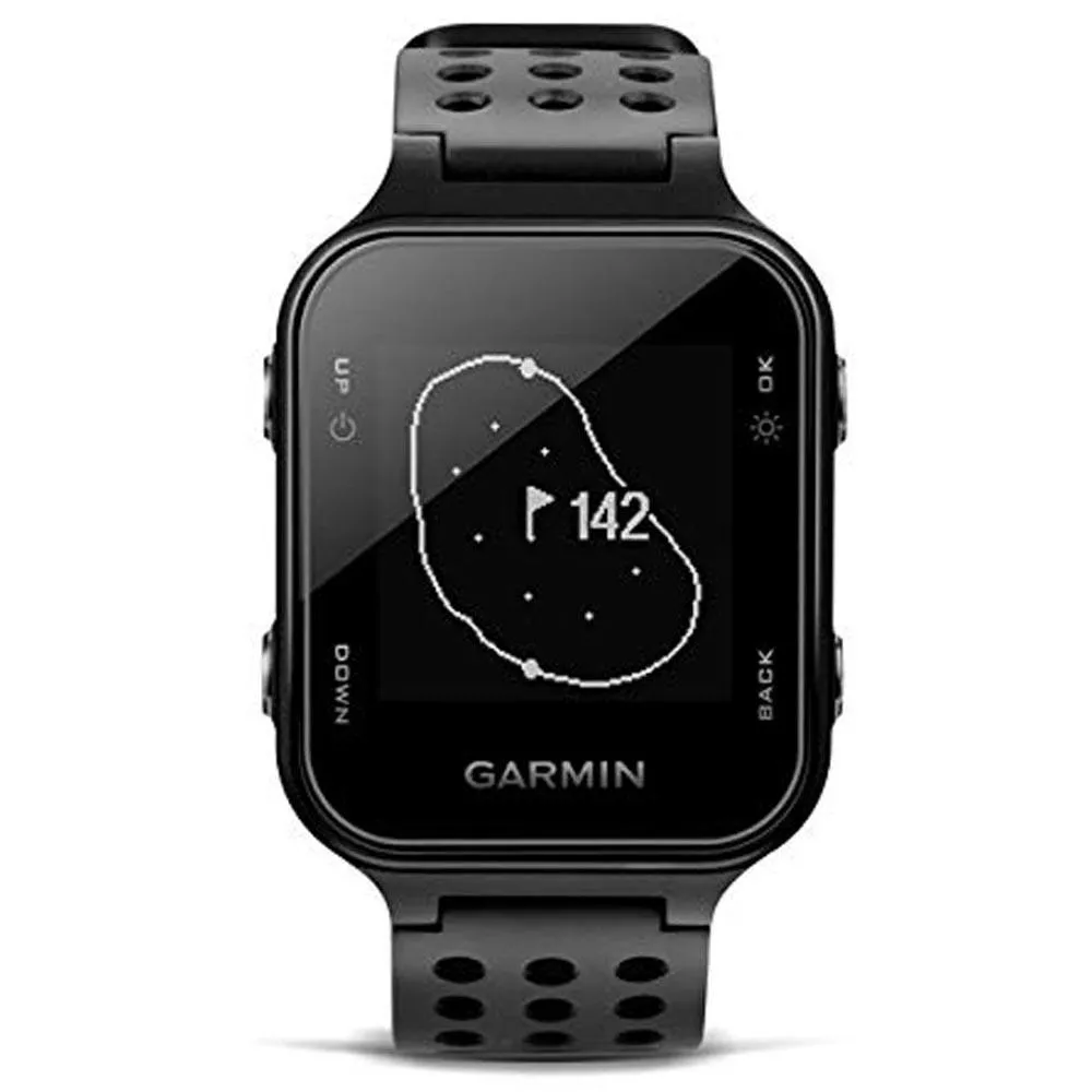 Garmin Approach S20 Bundle Black Silicone Band Black Digital Dial GPS Golf Smart Watch - 010-03723-13