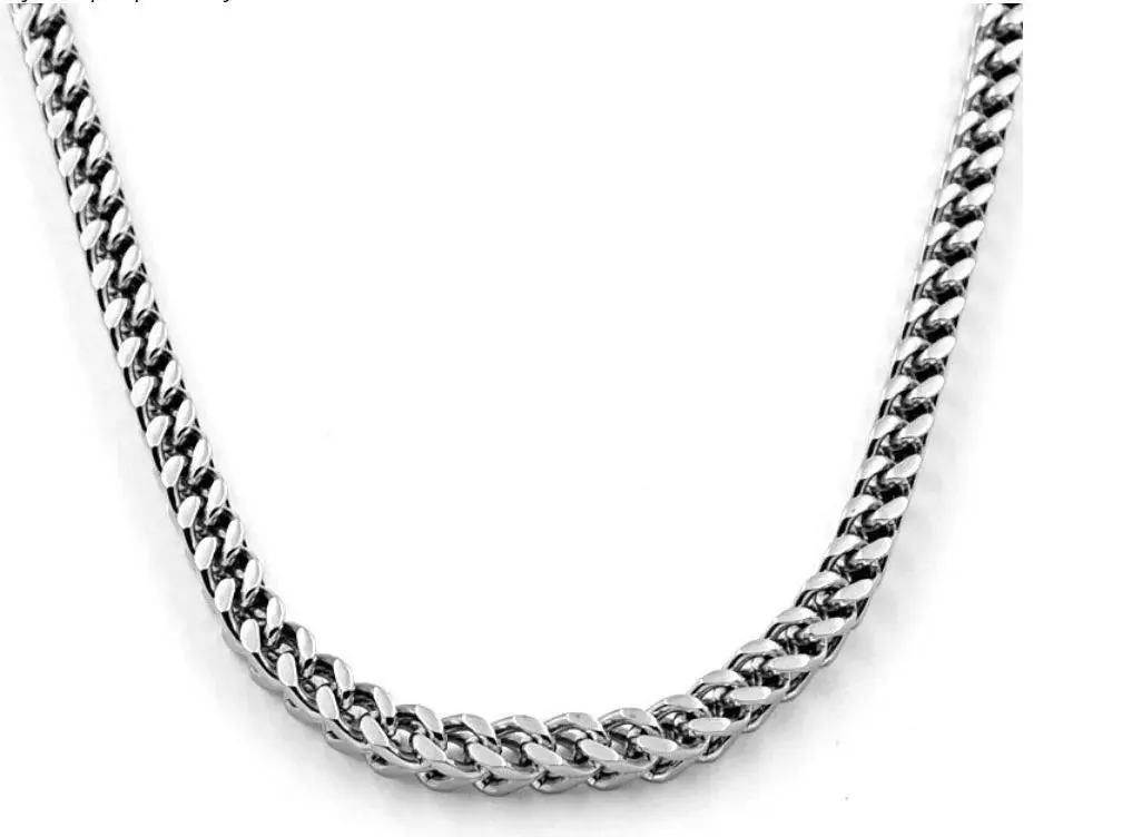 Gleaming 5MM Solid Steel Franco Chain by Bling Master