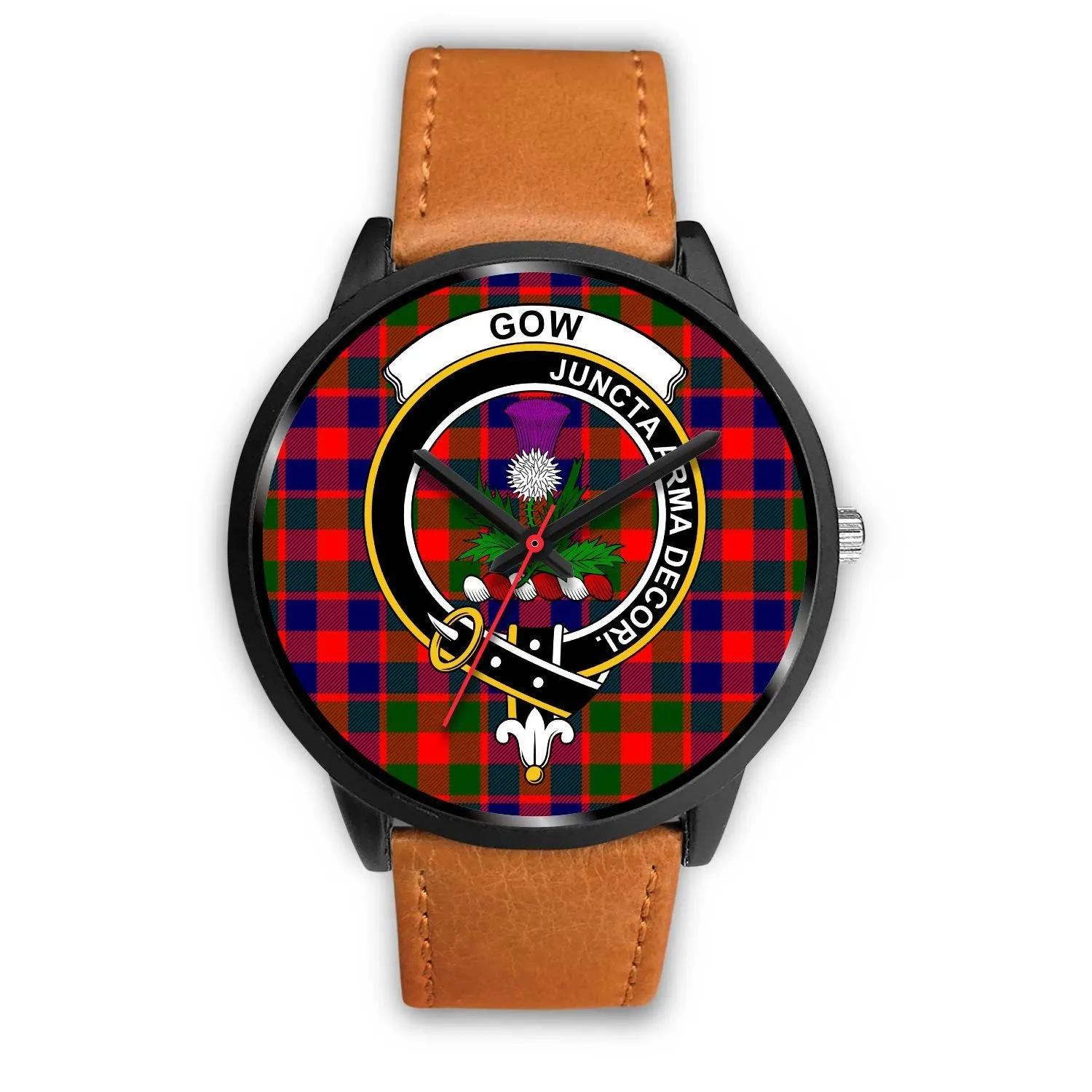 Gow of Skeoch Clan Badge Tartan Black Watch