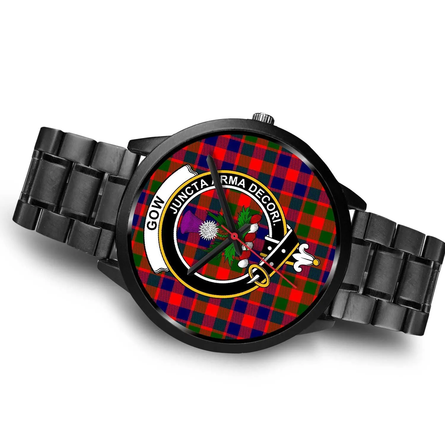 Gow of Skeoch Clan Badge Tartan Black Watch