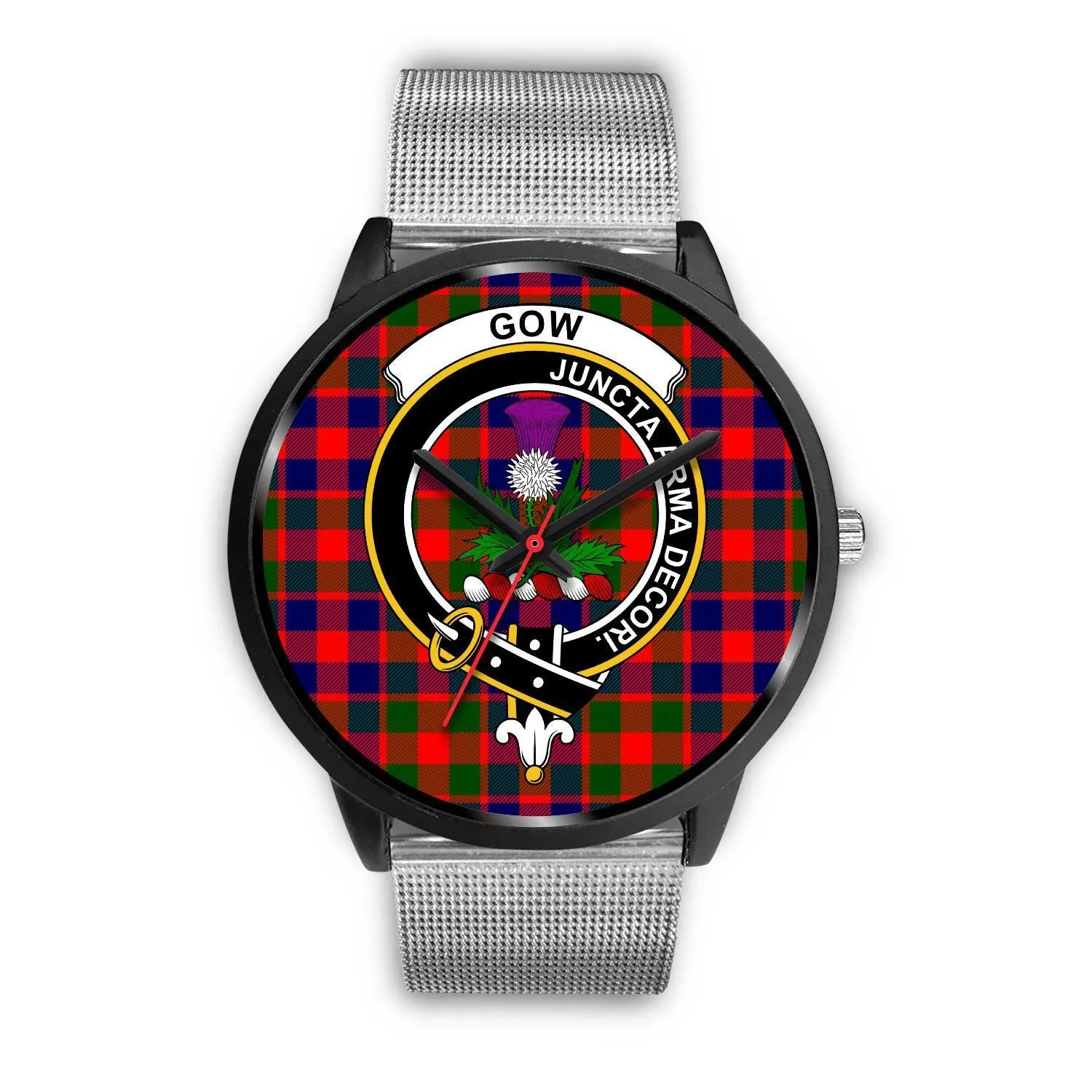 Gow of Skeoch Clan Badge Tartan Black Watch