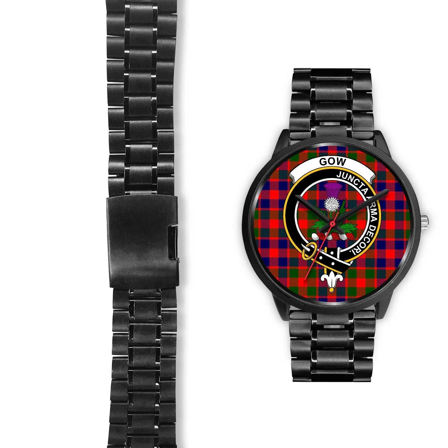 Gow of Skeoch Clan Badge Tartan Black Watch