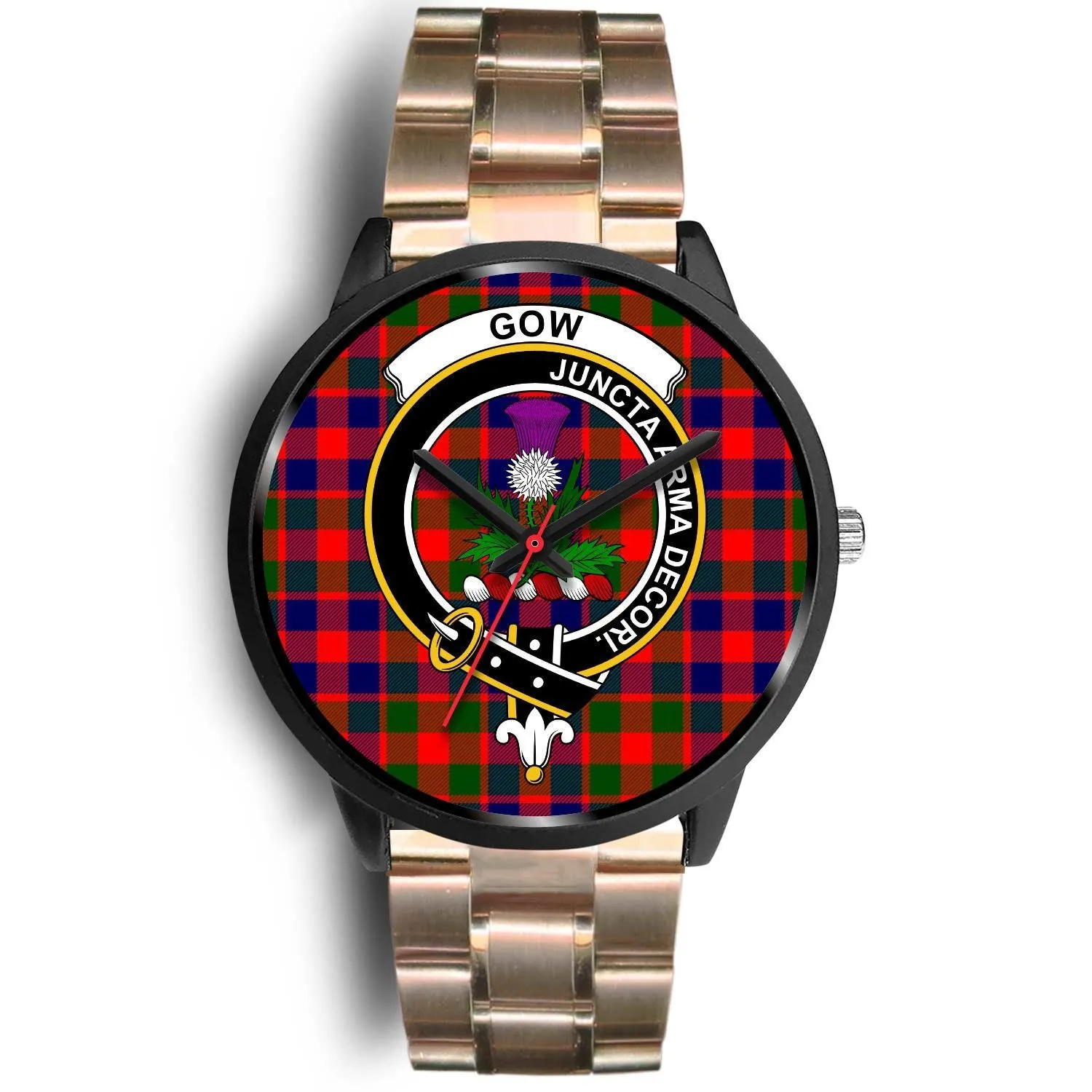 Gow of Skeoch Clan Badge Tartan Black Watch