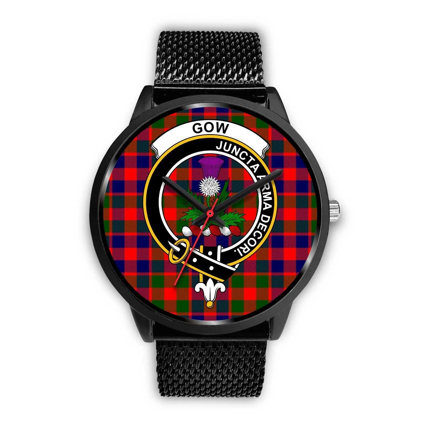 Gow of Skeoch Clan Badge Tartan Black Watch