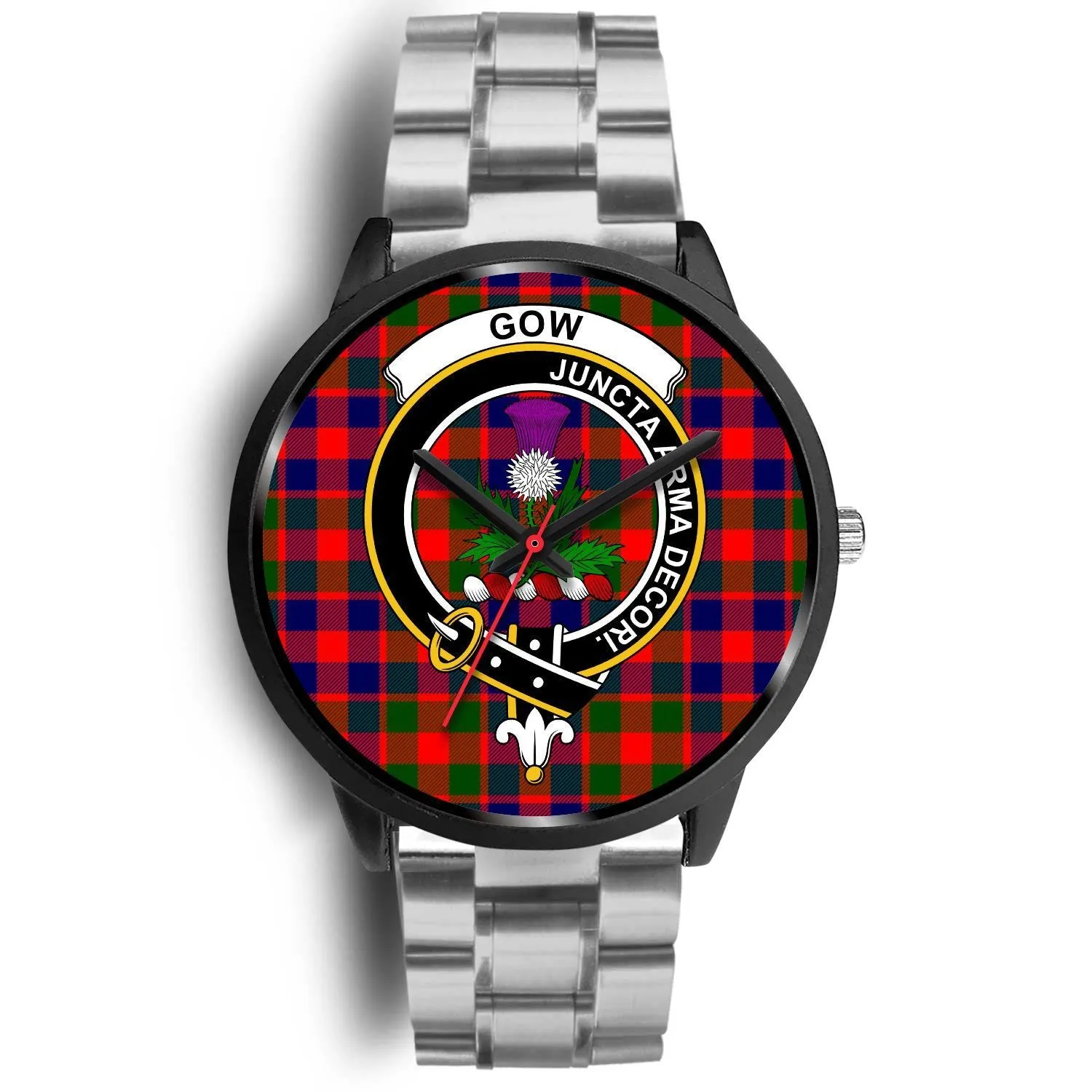 Gow of Skeoch Clan Badge Tartan Black Watch