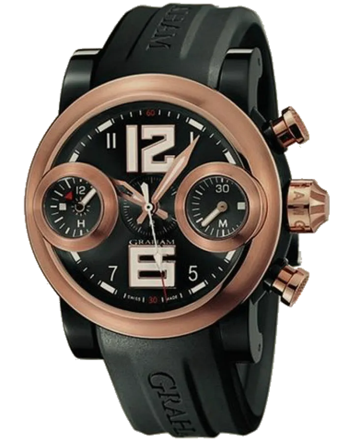 Graham Swordfish Big Chronograph PVD Stainless steel & 18K Rose Gold Men's Watch