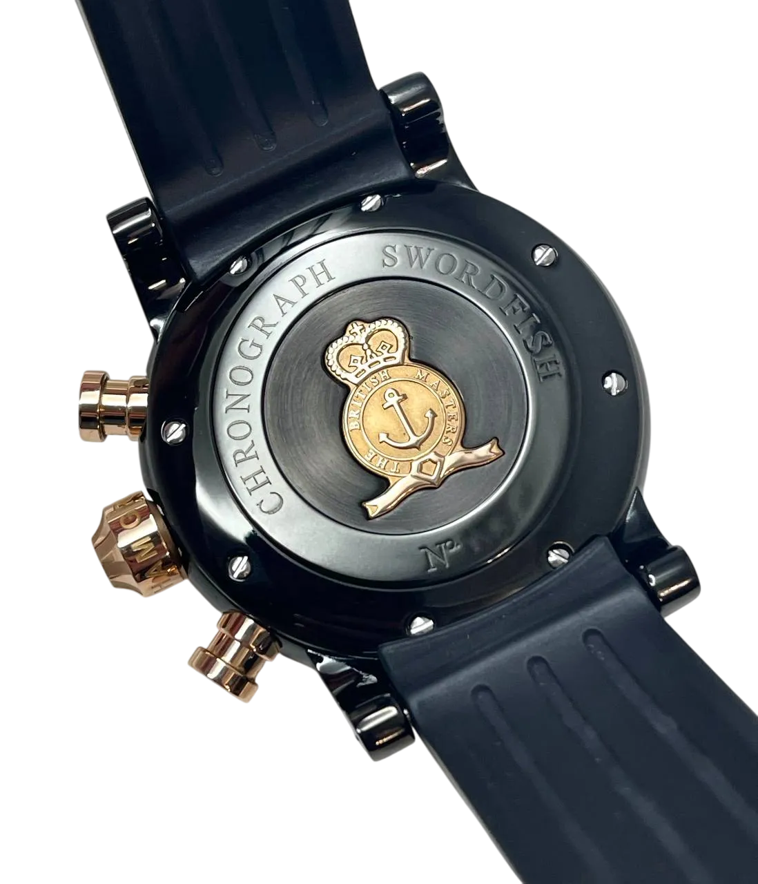 Graham Swordfish Big Chronograph PVD Stainless steel & 18K Rose Gold Men's Watch