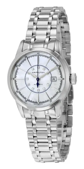 Hamilton American Classic Railroad Automatic Steel White Mother of Pearl Dial Women’s Watch H40405191