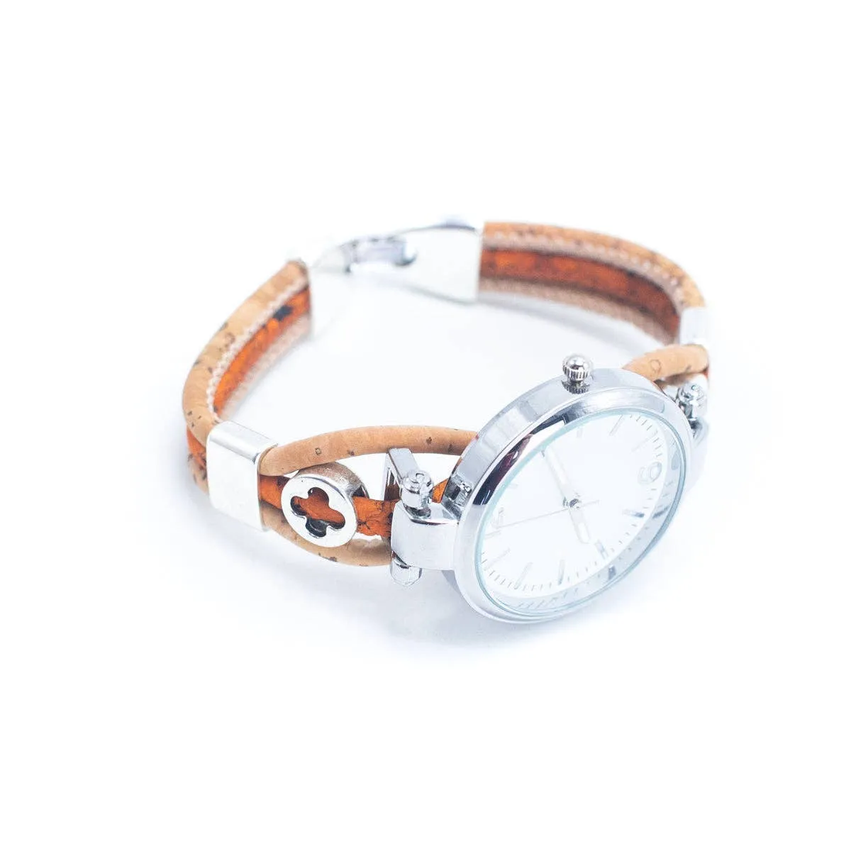 Handmade cork watch for women WA-143-A/B(WITH RANDOM BOX)