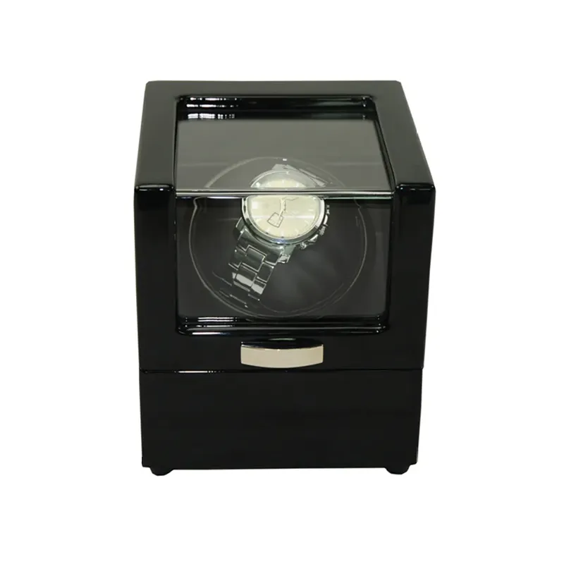 Handmade High Gloss Single Wooden Watch Winder