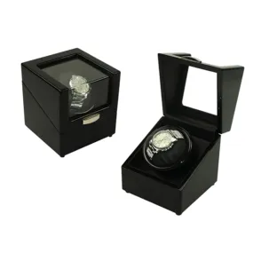 Handmade High Gloss Single Wooden Watch Winder