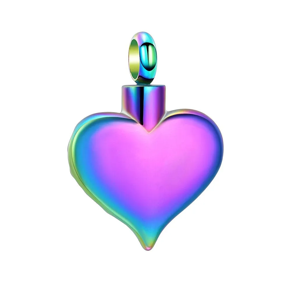 Heart Urn Necklace for Ashes Women Men Cremation Jewelry for Ashes Cremation Necklace In Memory of Grandpa Grandma Dad Mom Uncle Aunt Brother Sister Daughter Son