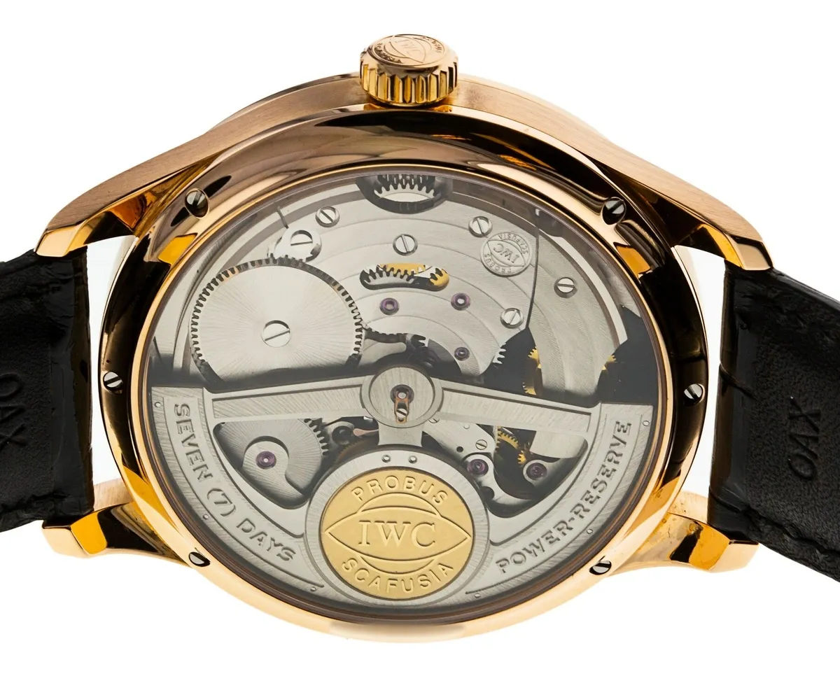 Iwc Portuguese Tourbillon Mystere 18K Rose Gold Men's Watch