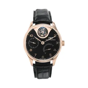 Iwc Portuguese Tourbillon Mystere 18K Rose Gold Men's Watch