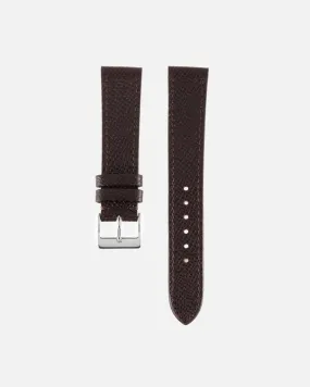 JPM X S.Song Dark Brown Textured Calf