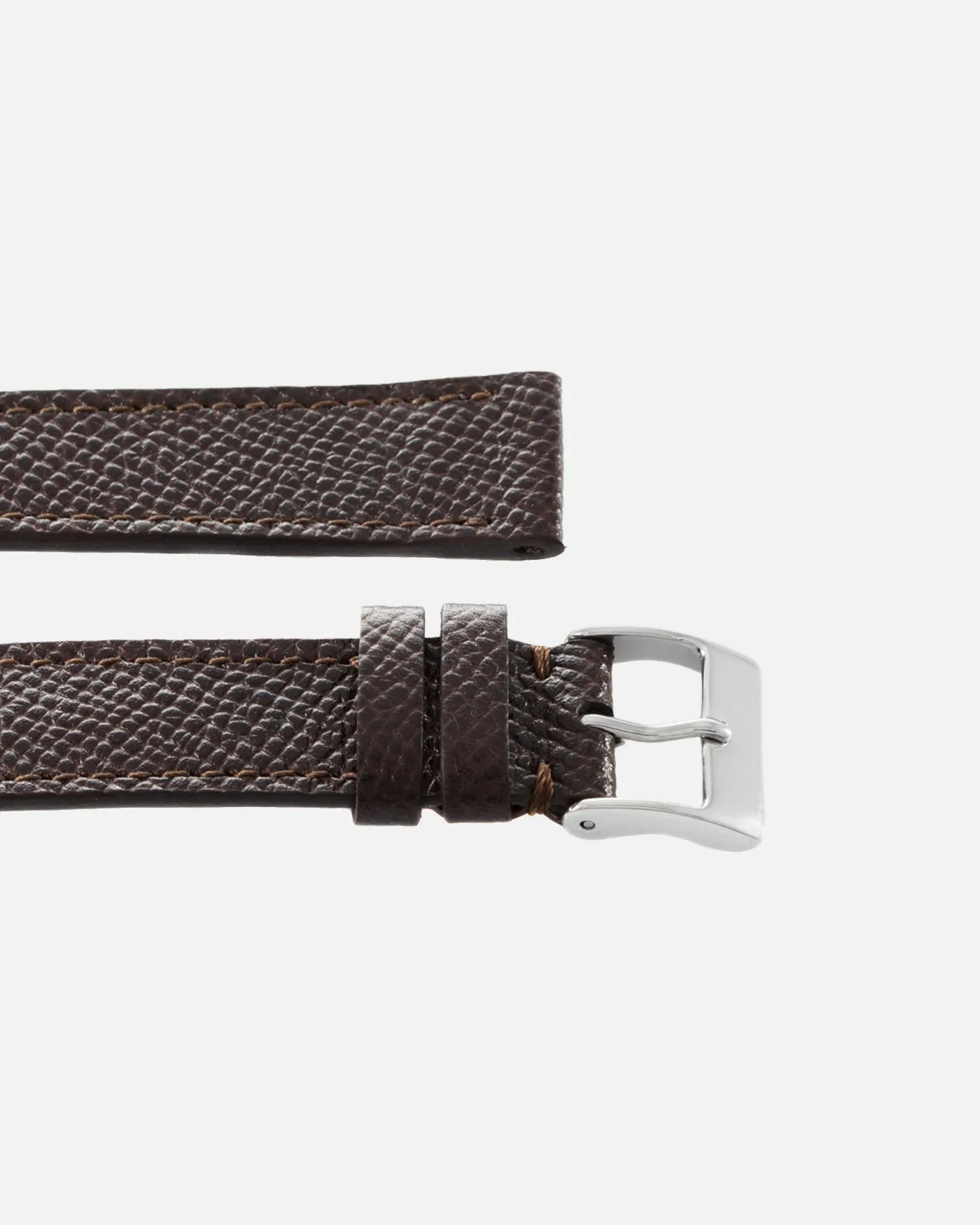 JPM X S.Song Dark Brown Textured Calf