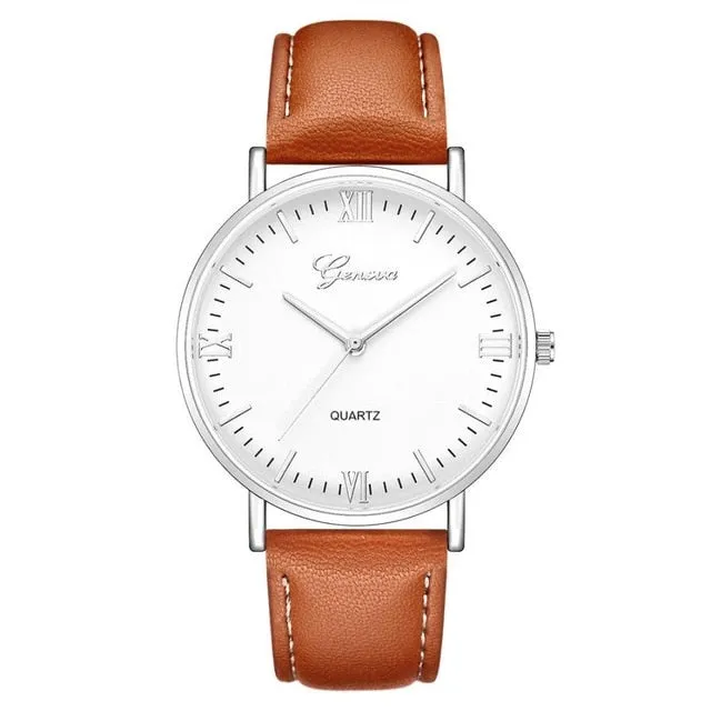 Large Dial Military Quartz Watch