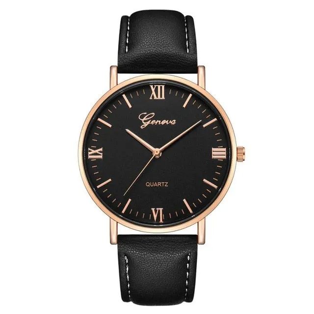 Large Dial Military Quartz Watch
