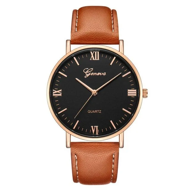 Large Dial Military Quartz Watch