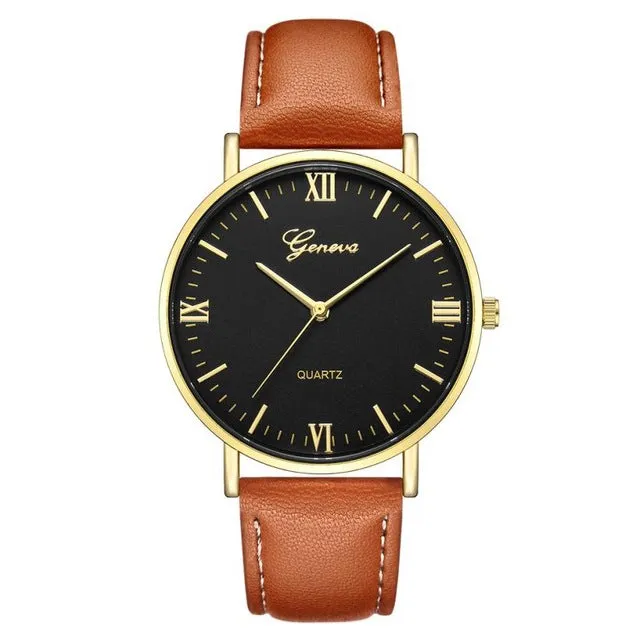 Large Dial Military Quartz Watch