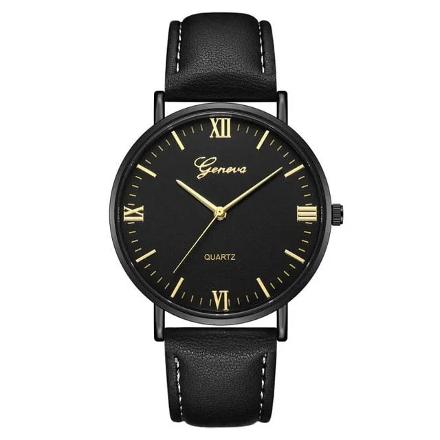 Large Dial Military Quartz Watch