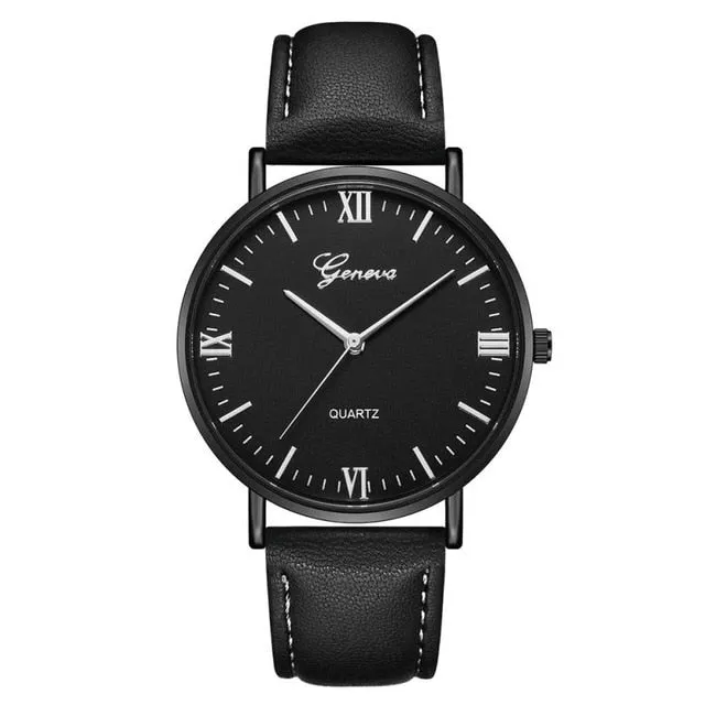 Large Dial Military Quartz Watch