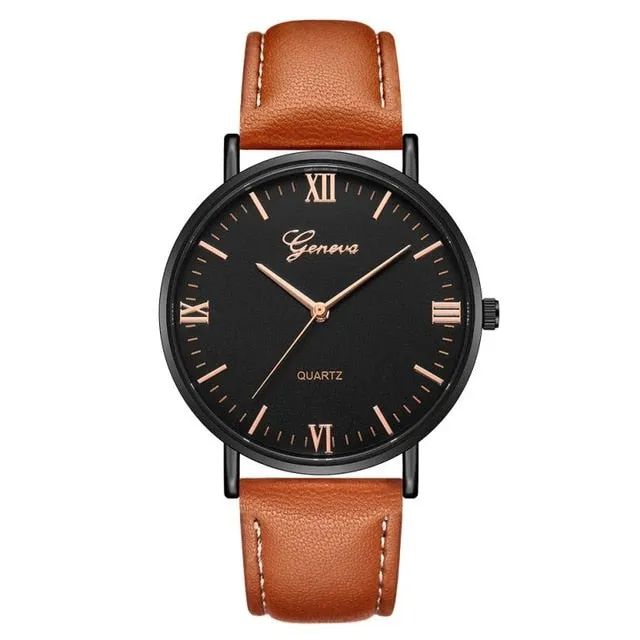 Large Dial Military Quartz Watch