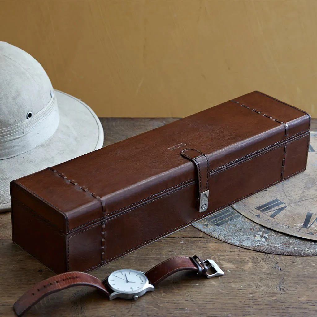 Leather Watch Box For Five