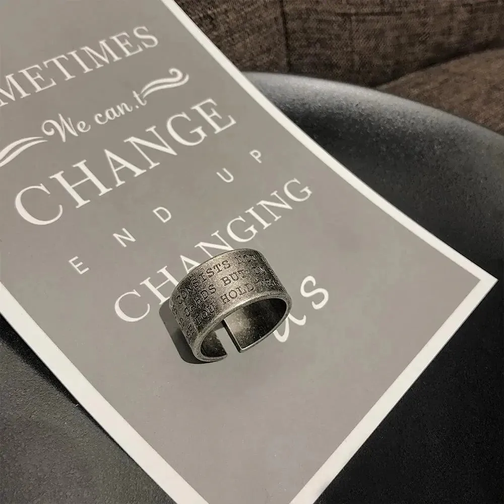 Letters Design Ring